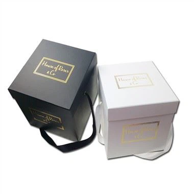 Blwch Pecynnu Anrhegion Blodau Rhosyn